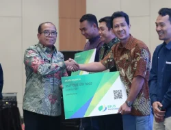 Pj. Gubernur Samsudin Luncurkan Jamsostek untuk 18.612 Pekerja Rentan Melalui Dana Bagi Hasil Sawit bagi 5 Kabupaten di Provinsi Lampung