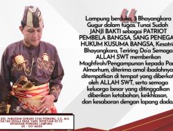 Sampaikan Duka Cita, SPDB Pangeran Edward Syah Pernong Sebut Tiga Bhayangkara Sebagai Patriot Pembela Bangsa 