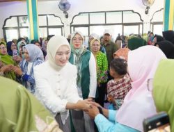 Wagub Jihan Nurlela Tinjau Pasar Murah PW Muslimat NU di Natar