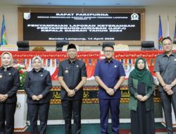 Gubernur Mirza Sampaikan LKPJ Kepala Daerah Tahun Anggaran 2024 dalam Rapat Paripurna DPRD Provinsi Lampung