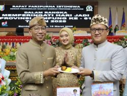 Gubernur Mirza Ajak Masyarakat Bersinergi Wujudkan Visi Lampung Maju pada Peringatan Hari Jadi ke-61