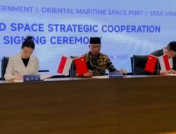 Gubernur Mirza Teken Kerja Sama Pemanfaatan Satelit dengan Perusahaan Teknologi Luar Angkasa Tiongkok