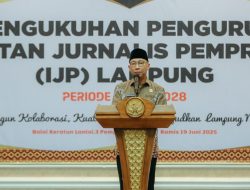 Pengukuhan Pengurus Ikatan Jurnalis Pemprov Lampung: Perkuat Kolaborasi dan Sinergi Menuju Lampung Maju