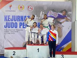 Judoka Pelajar Lampung Persembahkan 14 Medali di Kejurnas Judo