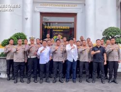 Kunjungan SPDB Brigjen Pol. (P) Drs. Pangeran Edward Syah Pernong di Polrestabes Surabaya, berbagai ilmu dan pengalaman kepolisian