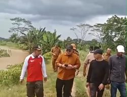 Ratusan Hektare Sawah Terendam Banjir, Simpatisan P3A Tinjau Langsung Lokasi di Pringsewu