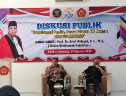 UTB Lampung, Gelar Diskusi Publik Bertajuk “Transformasi Pemilu Pasca Putusan MK Nomor 135/PUU-XXII/2024”