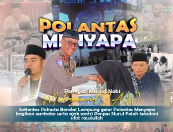 Hangatnya Silaturahmi Polantas Bandar Lampung Bersama Santri Nurul Fallah