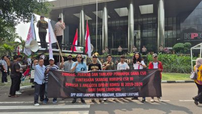 CSR BI : Triga Lampung Desak KPK Periksa bupati Lampung Timur Ela Siti Nuryamah