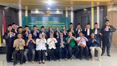 14 Advokat Persadin Diambil Sumpahnya di Pengadilan Tinggi Tanjung Karang