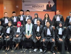 Pengadilan Tinggi Banten Mengambil Sumpah 15 Advokat PERSADIN Angkatan XX 