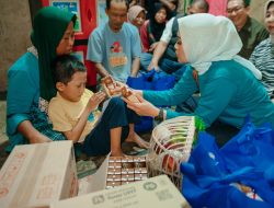 Wulan Mirza Kunjungi Bocah Penderita Gizi Buruk di Natar: “Kita Dampingi Sampai Sembuh”