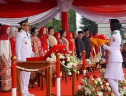 Upacara HUT ke-80 RI di Provinsi Lampung Berlangsung Khidmat, Gubernur Ajak Masyarakat Lampung Jadi Pelaku Utama Pembangunan