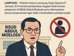 Publik Diminta Tidak Terjebak Persepsi Keliru soal Pelayanan RSUD Abdul Moeloek
