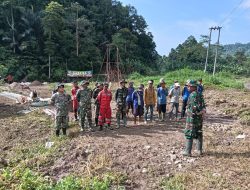 Jembatan Gantung Garuda di Way Umbar Tanggamus Capai 45 Persen, Pangdam XXI: Akses Warga Jadi Prioritas