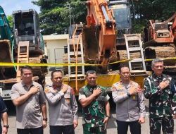 41 Eksa Dan 24 Orang Diamankan Polda Lampung, Terkait TI di Way Kanan