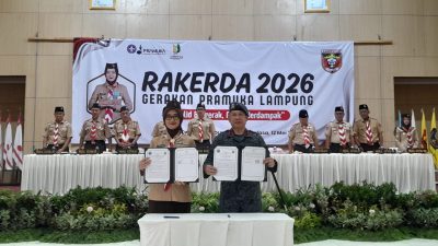 Rakerda 2026 Dibuka, Jihan Tegaskan Pramuka Pilar Pembentukan Generasi Berkarakter