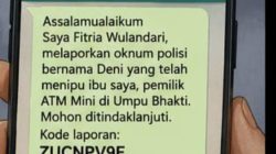 Oknum Polisi Way Kanan, Dilaporkan Warga Atas Dugan Penipuan Di Kios Brilink