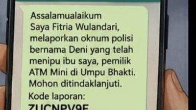 Oknum Polisi Way Kanan, Dilaporkan Warga Atas Dugan Penipuan Di Kios Brilink