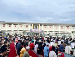 Hangatkan Kebersamaan, Rutan Kelas I Bandar Lampung Laksanakan Sholat Iduladha 1447 H dengan Hikma