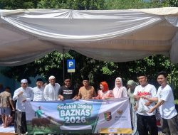 Demokrat Lampung Berkurban, Bagikan 500 Paket Daging untuk Warga dan Pengurus