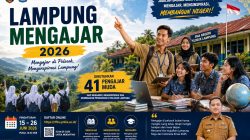 Rekrutmen Lampung Mengajar 2026 Dibuka, 41 Pengajar Muda Akan Ditempatkan di Daerah Pelosok