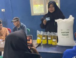 Pemerintah Pekon Bandung Baru Barat Salurkan Bantuan Pangan untuk 282 Keluarga Penerima Manfaat
