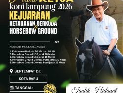 Kejuaraan Berkuda Memanah Piala Ketua KONI Lampung Digelar di Kota Baru