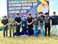 KONI Lampung Gelar Kejurnas Ketahanan Berkuda dan Horsebow, Kota Baru Disiapkan Jadi Sport Center