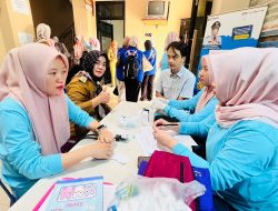 Tim Cek Kesehatan Gratis Puskesmas Rajabasa Indah Layani Warga dalam Rangkaian HUT ke-344 Kota Bandar Lampung