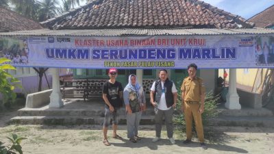Menerjang Ombak Demi Peningkatan Ekonomi di Pulau Pisang, BRI Unit Krui Kanca Liwa Hadir Layani Masyarakat