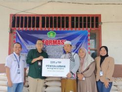 YBM Brilian Salurkan 1,5 Ton Beras dan Sajadah Karpet ke Ponpes Darut Tholibin Lampung Barat