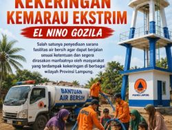 Antisipasi Kemarau Ekstrem, BPBD Lampung Pastikan Distribusi Air Bersih dan Bantah Isu Kejanggalan Pengadaan