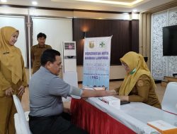 Puskesmas Pasar Ambon Gelar Cek Kesehatan Gratis di Kantor Kemenkum Wilayah Lampung