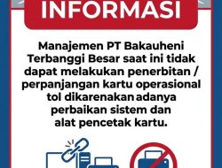 Mita Lolita Edarkan Pengumuman Kartu Siluman Tanpa Berbayar Lintasi Tol Bakter