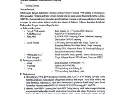 KNARA Lampung Siapkan Aksi 800 Massa, Desak Pemerintah Percepat Penyelesaian Konflik Agraria