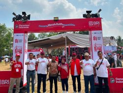 Semarak Merah Putih BRI Region 5 Bandar Lampung Hadir di Desa Sridadi, Dorong Ekonomi Kerakyatan dan Semangat Kemerdekaan