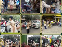 Puskesmas Kemiling Bagikan Masker dan Beri Penyuluhan kepada Warga