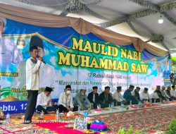 Maulid Nabi Muhammad SAW di Sukajaya Lempasing Meriah, Bupati Nanda Indira Apresiasi Kekompakan Warga