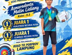 Siswa SMAN 1 Bandar Lampung Asmaradanta Matin Lieliany Juara 1 Panahan, Siap Tatap Porprov Lampung